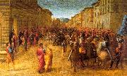   Francesco Granacci Entry of Charles VIII into Florence oil painting